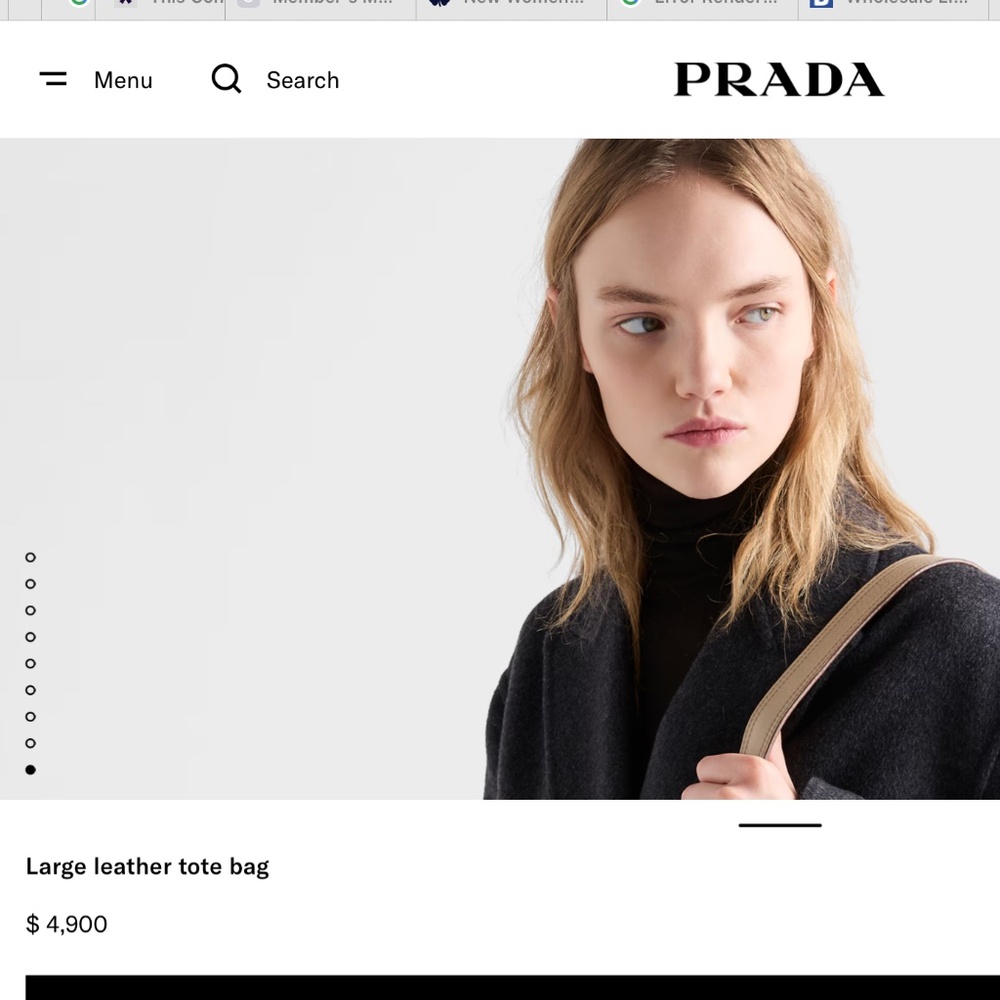 Authentic Prada Leather Bag - Picture 15 of 16